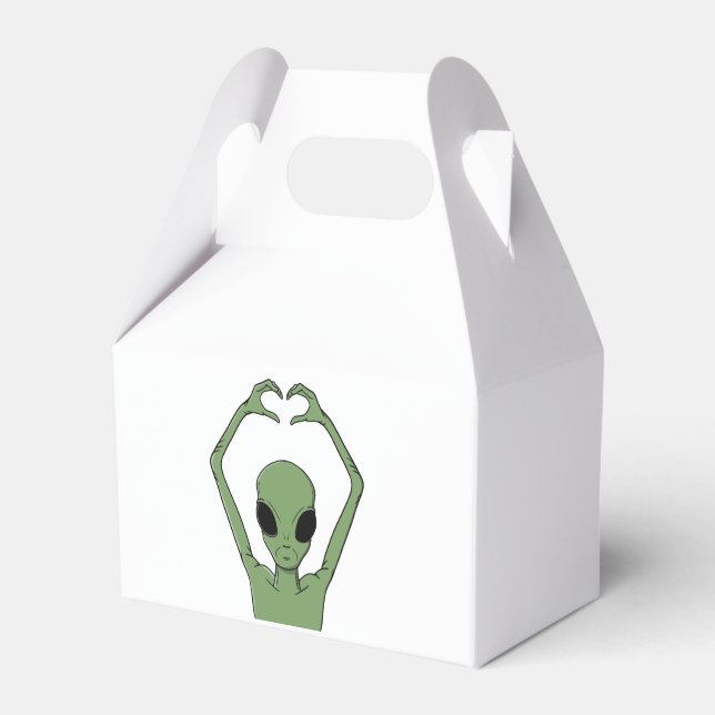 Caja Para Regalos Alien Heart Pose (Front Side)
