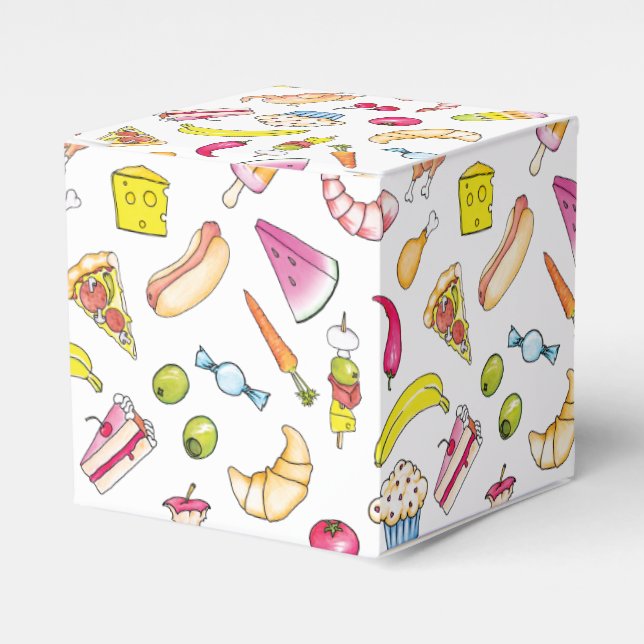 Caja Para Regalos Alimentos (Costado Anverso)