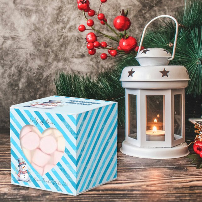Caja Para Regalos Almohadas de muñeco de nieve Favor de Navidad duen (Subido por el creador)