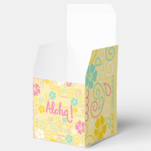 Caja Para Regalos Aloha tropical - Decoración vibrante de verano Fie