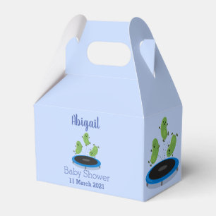 Caja Para Regalos Alubias verdes graciosas y lindas en el personaliz