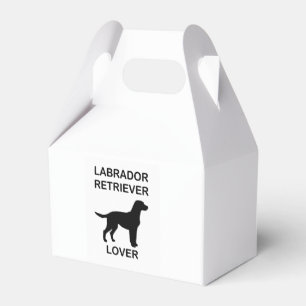 Caja Para Regalos amante del laboratorio negro