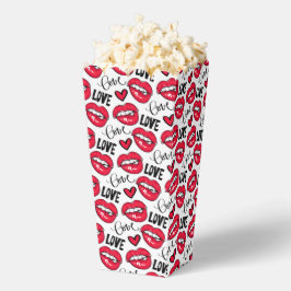 Caja Para Regalos Amar los labios rojos