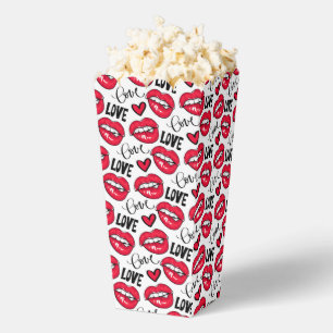 Caja Para Regalos Amar los labios rojos