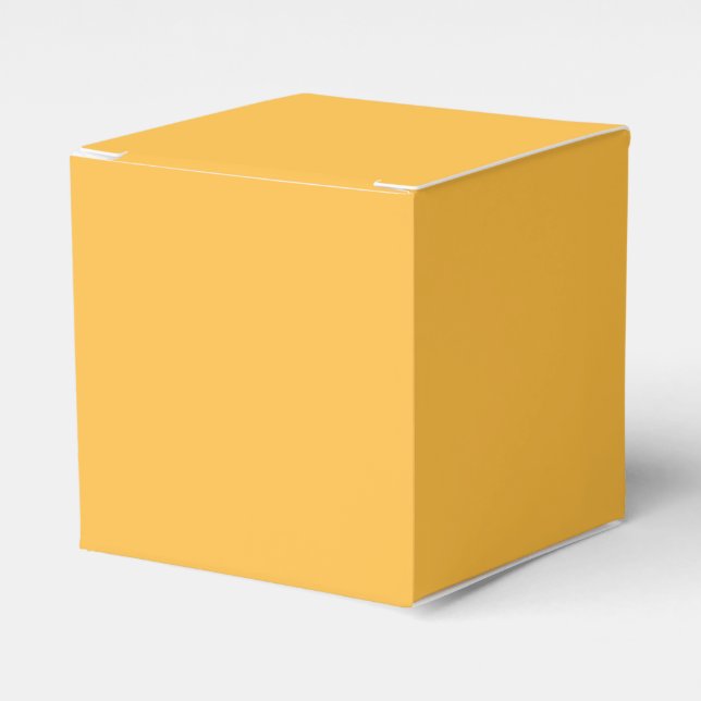 Caja Para Regalos Amarillo cálido (Costado Anverso)