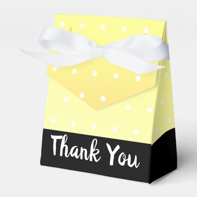 Caja Para Regalos Amarillo con negro (Front Side)