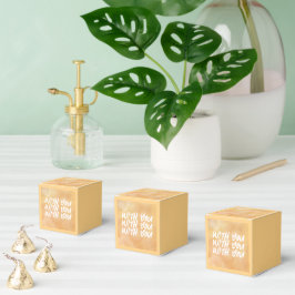 Caja Para Regalos Amarillo - El día de San Valentín marrón