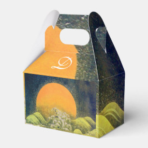 Caja Para Regalos AMATERASU SUN GODDESS,MONOGRAM verde negro amarill