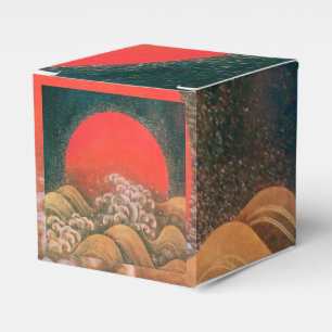 Caja Para Regalos AMATERASU SUN GODDESS Red Black Brown