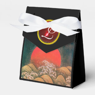 Caja Para Regalos AMATERASU SUN GODDESS, RED GEM MONOGRAM Black Brow