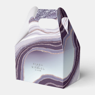 Caja Para Regalos Amethyst ID825, Boda de Agate Crystal