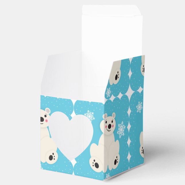 Caja Para Regalos Amigo Polar (Abierto)