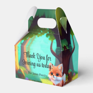 Caja Para Regalos Amigos del bosque de Woodland