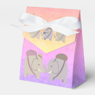Caja Para Regalos amigos elefantes