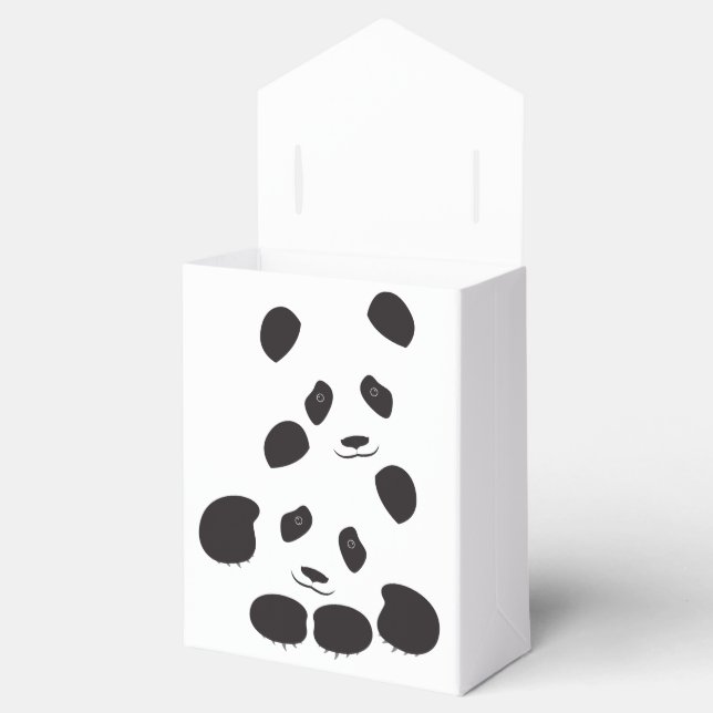 Caja Para Regalos Amistad Panda (Abierto)