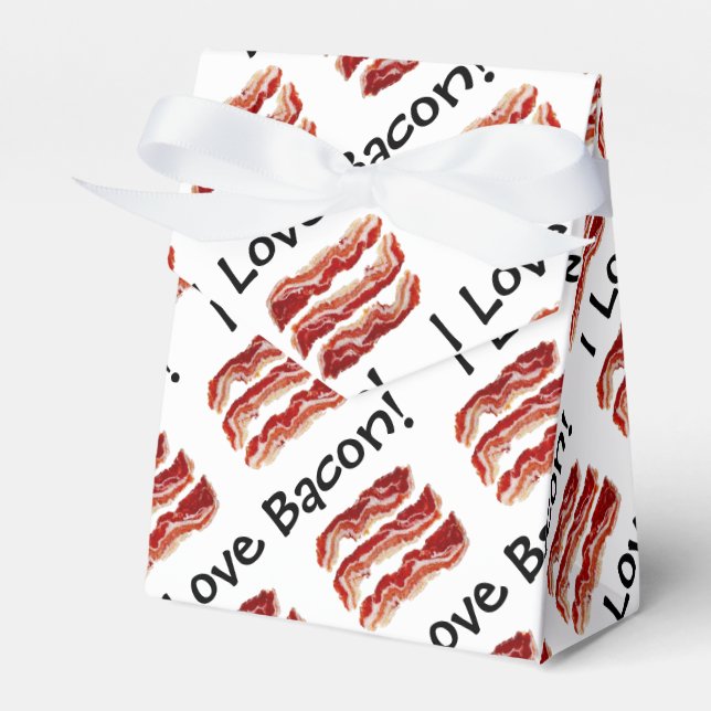 Caja Para Regalos Amo a Bacon (Front Side)