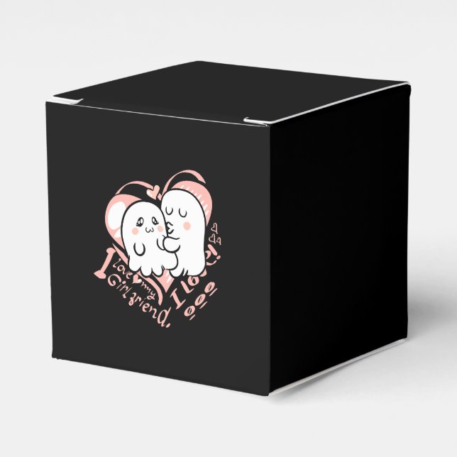 Caja Para Regalos amo a mi novia (Costado Anverso)