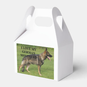 Caja Para Regalos Amo a mi pastor alemán estable
