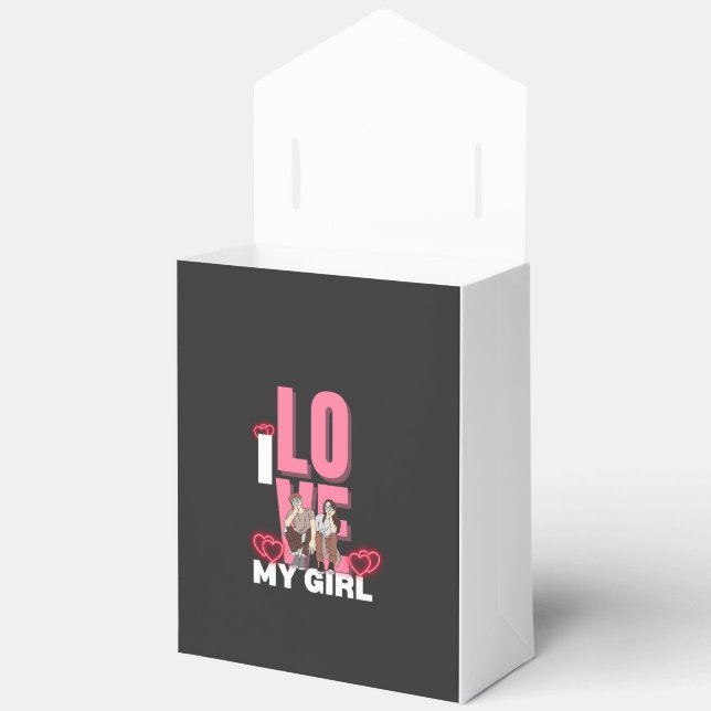 Caja Para Regalos Amo a mi Personalizado novia (Abierto)