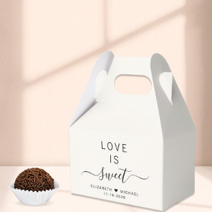 Caja Para Regalos Amor Chic Es Crema Dulce Boda