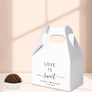 Caja Para Regalos Amor Chic Es Dulce Boda