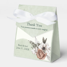 Caja Para Regalos Amor eterno Floral Sage