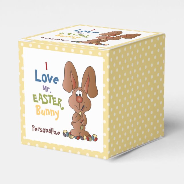 Caja Para Regalos Amor Sr. Easter Bunny (Costado Anverso)