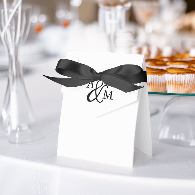 Caja Para Regalos Ampersand Monogram Boda (Subido por el creador)