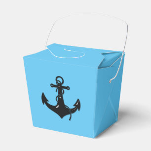 Caja Para Regalos Ancla negra del barco