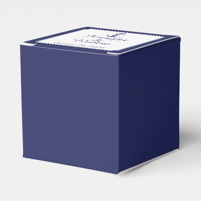 Caja Para Regalos Anclaje náutico sobre Boda de la Marina (Costado Anverso)