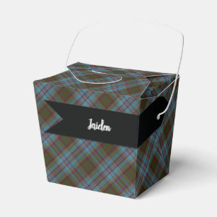 Caja Para Regalos Anderson Clan Tartan Plaid Pattern Scottish