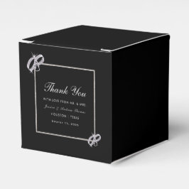 Caja Para Regalos Anillos de boda de diamantes elegantes