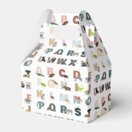 Caja Para Regalos Animales ABC Cute Alphabet