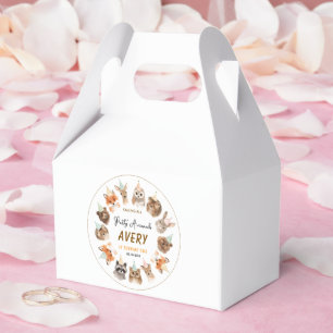 Caja Para Regalos Animales de Fiesta Cumpleaños 2 Lindo Animal de