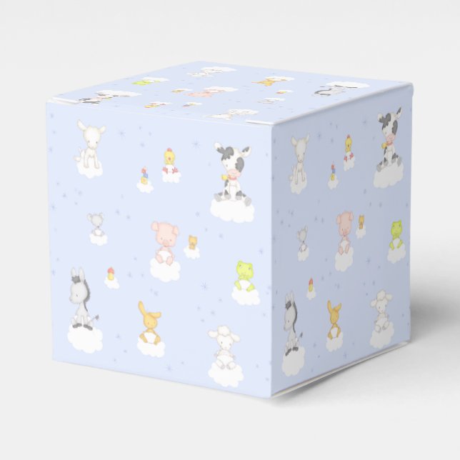 Caja Para Regalos Animales de la granja de bebés (Costado Anverso)