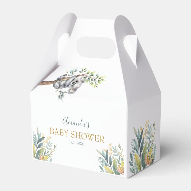 Caja Para Regalos Animales de la jungla salvaje (Front Side)