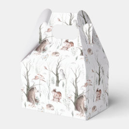 Caja Para Regalos Animales forestales de Woodland