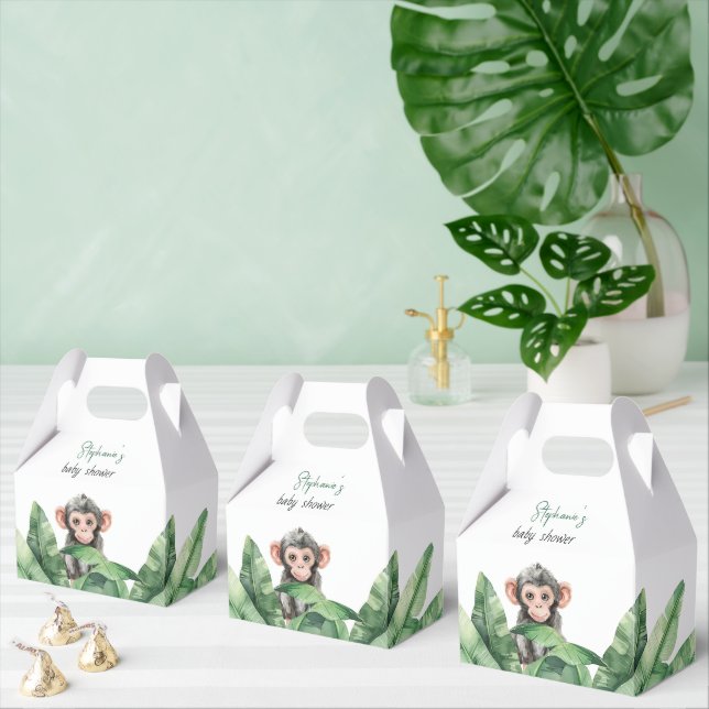 Caja Para Regalos Animales salvajes de un Safari Gracias Baby Shower (Múltiple)