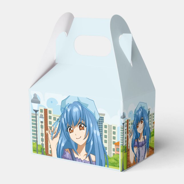 CAJA PARA REGALOS ANIME CHICA (Front Side)