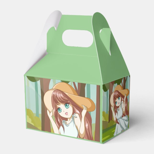 CAJA PARA REGALOS ANIME CHICA (Front Side)