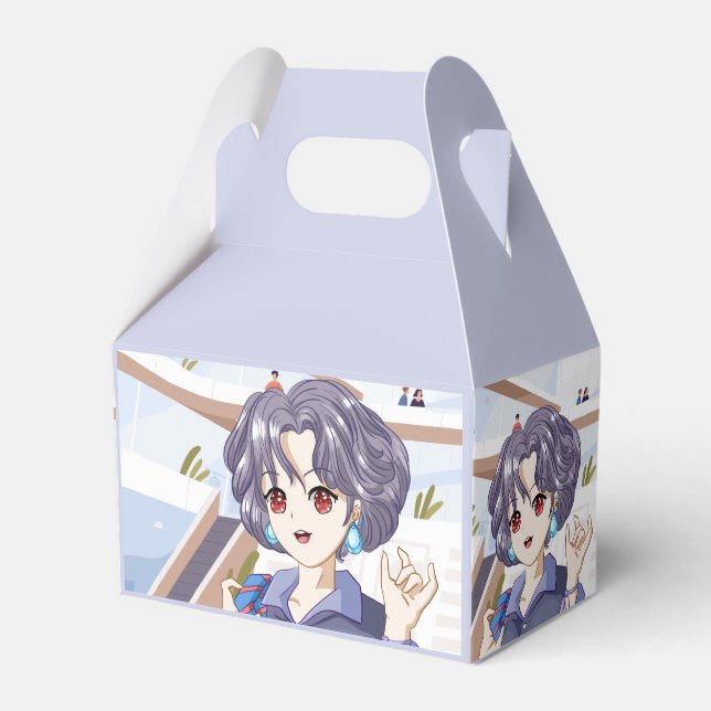 CAJA PARA REGALOS ANIME CHICA (Front Side)