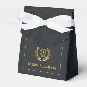 Caja Para Regalos Aniversario de bodas de oro 50 personalizable