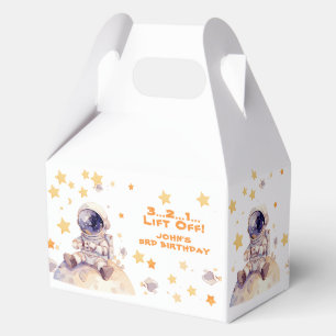 Caja Para Regalos Aniversario de estrellas espaciales y astronautas
