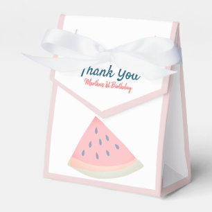 Caja Para Regalos Aniversario de la Chica rosa de la sandía