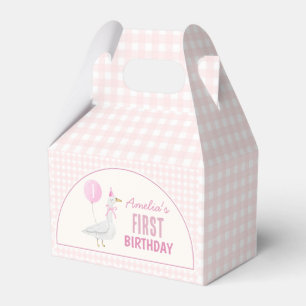 Caja Para Regalos Aniversario de la natalidad de la Chica de globos 