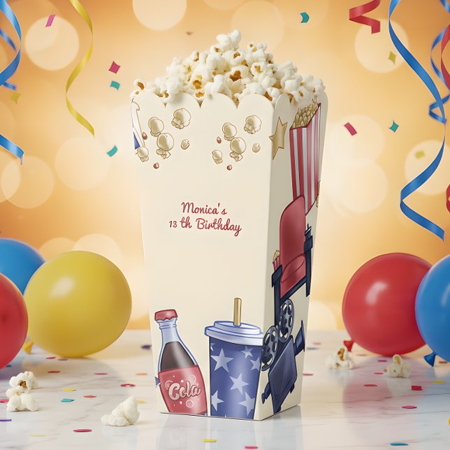 Caja Para Regalos Aniversario de la noche de la película para niños (Subido por el creador)