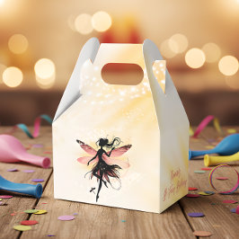 Caja Para Regalos Aniversario de la silueta de Fairy con encanto
