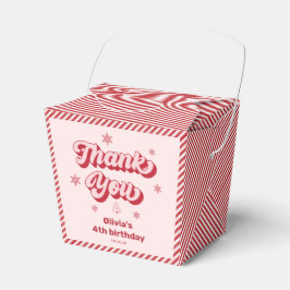 Caja Para Regalos Aniversario de los Navidades Rojos Rosados Gracias