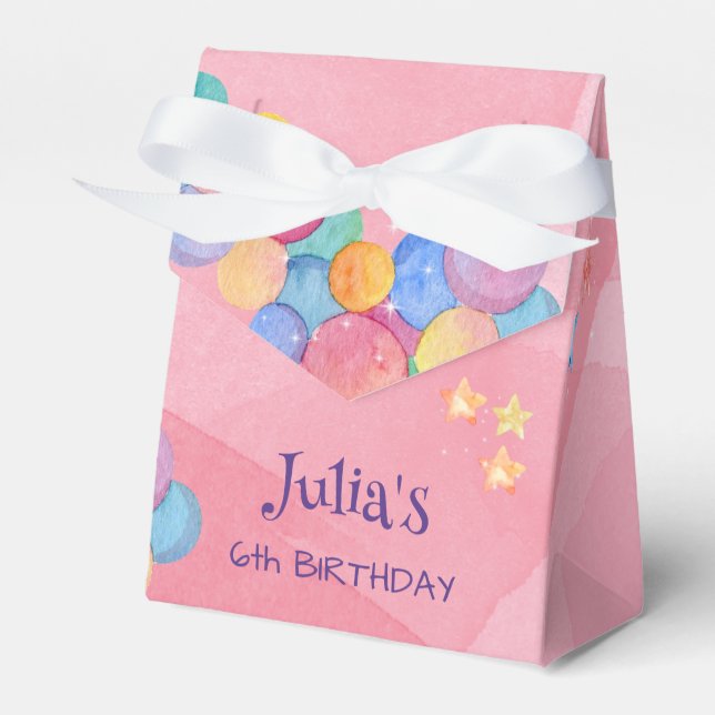 Caja Para Regalos Aniversario de niños de pequeños monstruos (Front Side)