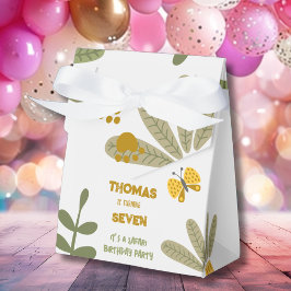 Caja Para Regalos Aniversario de niños salvajes de safari